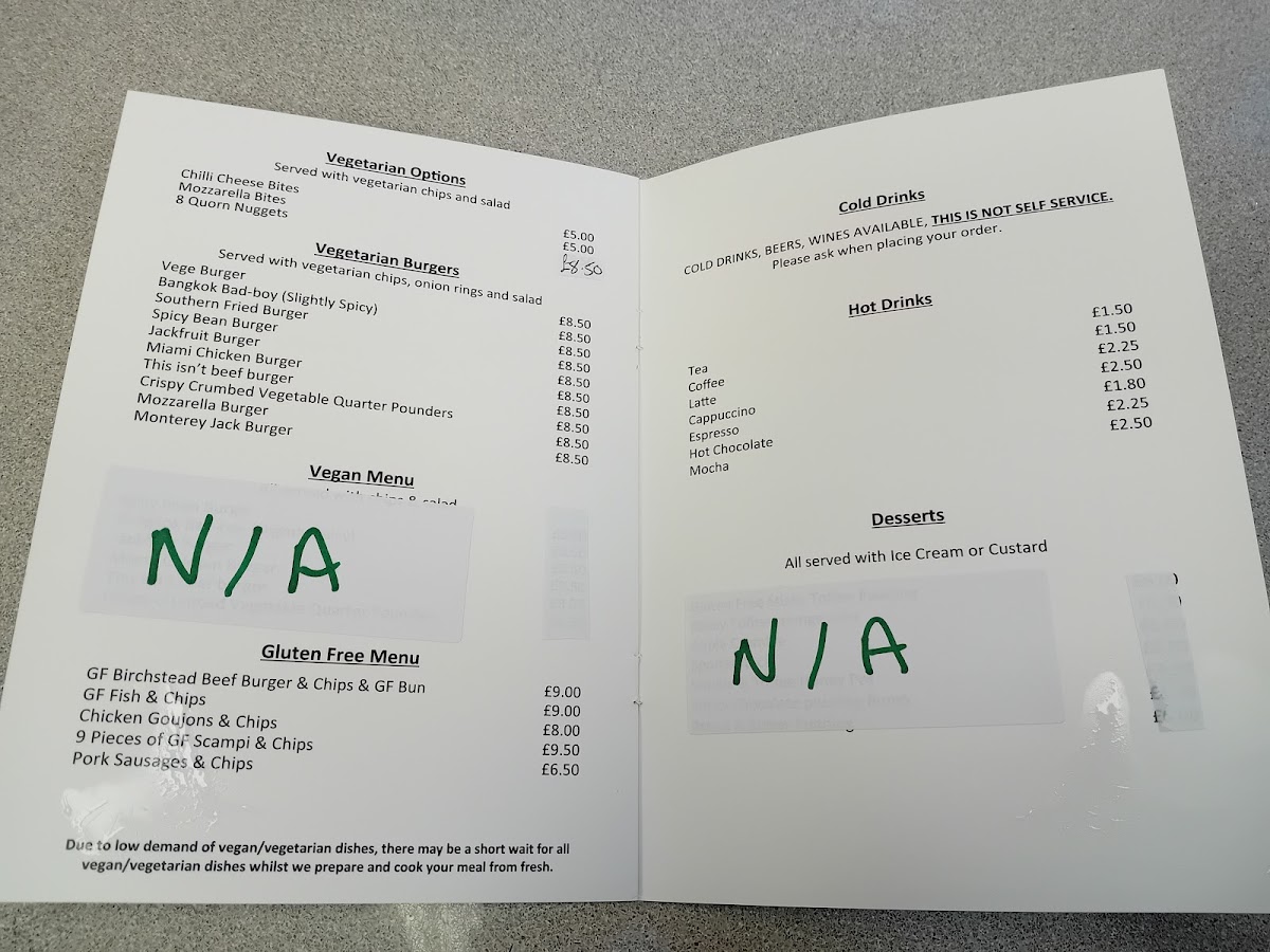 The Cod End Fish & Chips Menu - Image 3