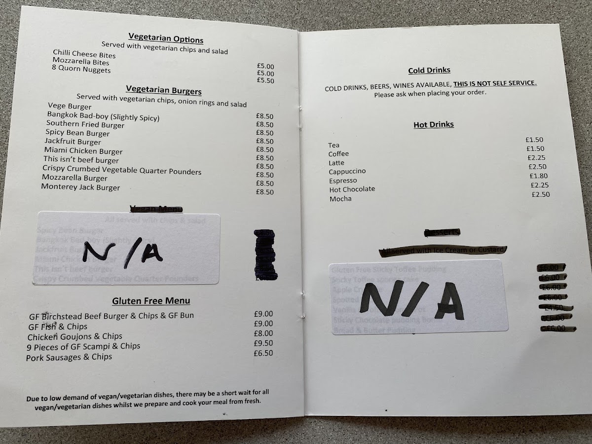 The Cod End Fish & Chips Menu - Image 4